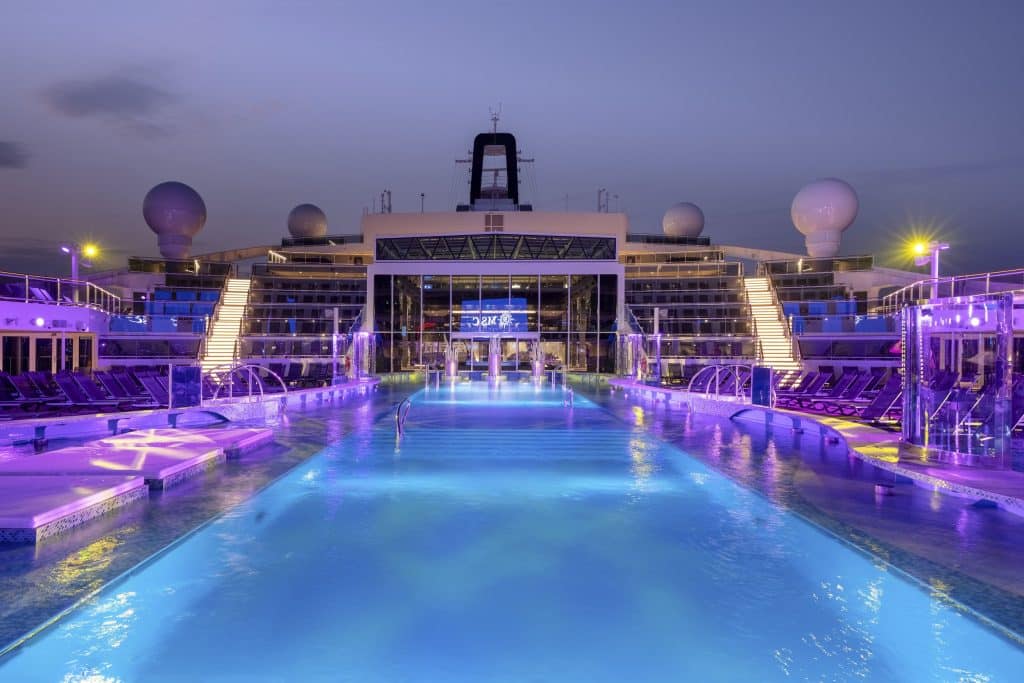 MSC World Europa La Plage Pool