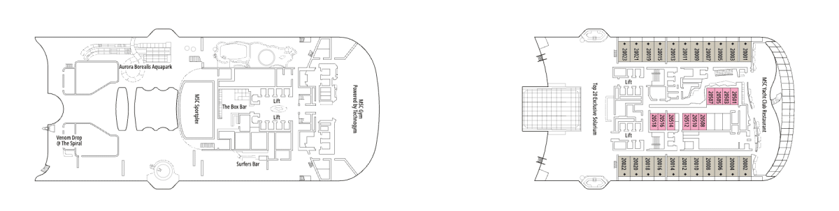 MSC World Europa - Pont 20 Lisbon