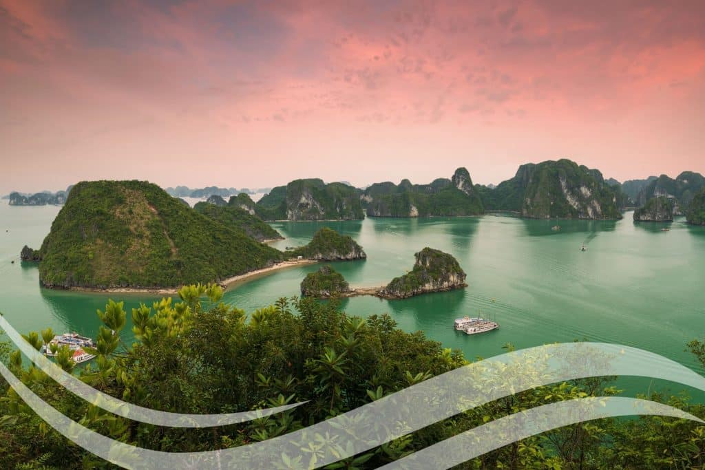 Baie d'Halong au Vietnam