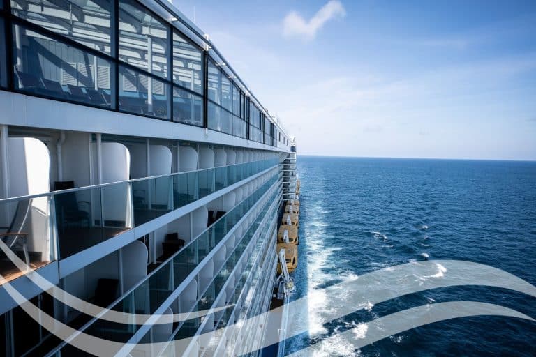 Vue extérieure des cabines de croisière