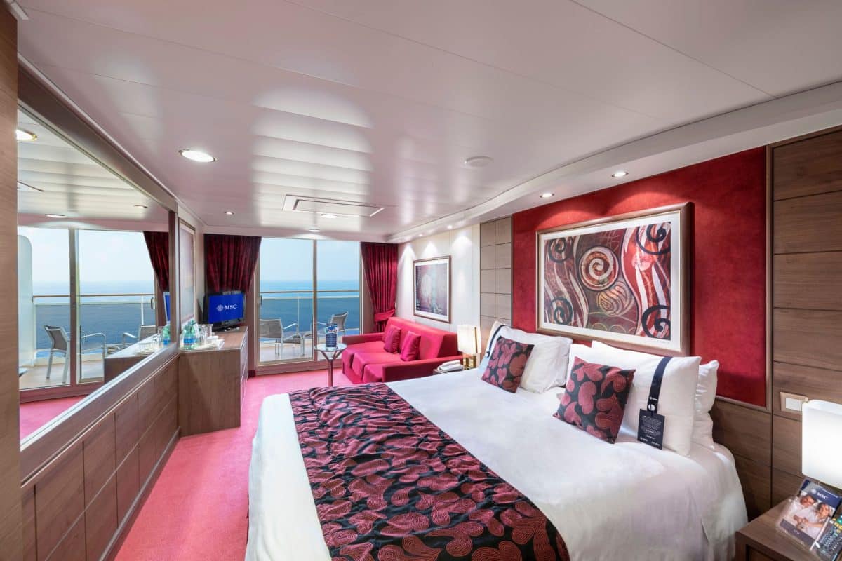 Cabine interieure du MSC Armonia